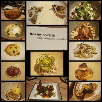 Barley Swine - A collage of glorious goodness! - New American Near Me - Austin, Texas