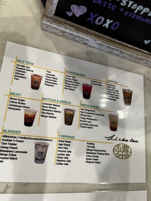 Menu photo 5 Li Cha Tea Northridge, CA