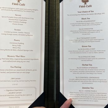 Flore Cafe - Menu - Thai Near Me - Tysons, Virginia