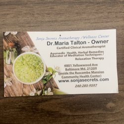 Sonja Secrets Aromatherapy & Wellness Lounge