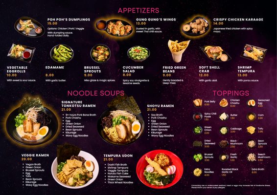 Menu photo 2 Hot Noods Las Vegas, NV