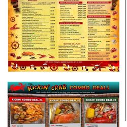 The Kickin' Crab - Menu