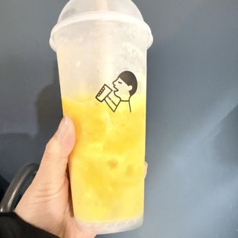HeyTea - Coconut mango boom   Oops!  Drank almost half! - Coffee & Tea Near Me - San Francisco, California
