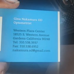 Richard Miyamoto, OD - Gina it was a wonderful experience