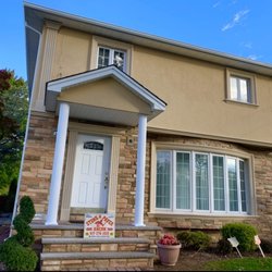 Ancon Home Improvement Stone & Paver Corp. - New front face, stucco and stone