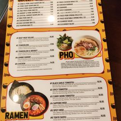 I Love Noods - Menu