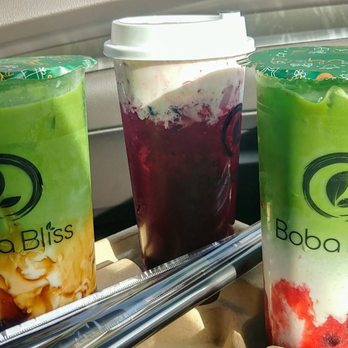 Boba Bliss - Just a few of our favorite drinks from Boba Bliss - Bubble Tea Near Me - Dublin, California