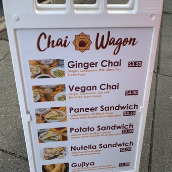 Chai Wagon - Menu - Coffee & Tea Near Me