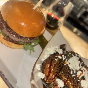 Biergarden Encinitas - FIG BURGER and BRUSSEL SPROUTS (N)(V) - New American Near Me - Encinitas, California Biergarden Encinitas - FIG BURGER and BRUSSEL SPROUTS (N)(V) - New American Near Me - Encinitas, California