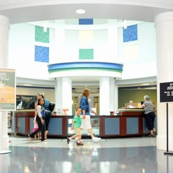 Manassas Park Community Center - The lobby and front desk of the Manassas Park Community Center.
