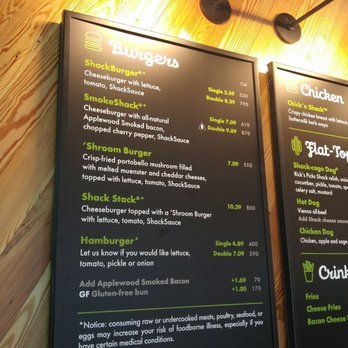 Shake Shack Harlem - Menu - Fast Food Near Me - New York, New York Shake Shack Harlem - Menu - Fast Food Near Me - New York, New York