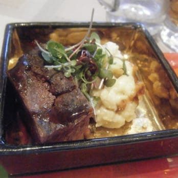 Zen Kitchen - 72-hour dry aged Wagyu Shortrib with Smoked Mac and Cheese - Sushi Bars Near Me - Las Vegas, Nevada Zen Kitchen - 72-hour dry aged Wagyu Shortrib with Smoked Mac and Cheese - Sushi Bars Near Me - Las Vegas, Nevada