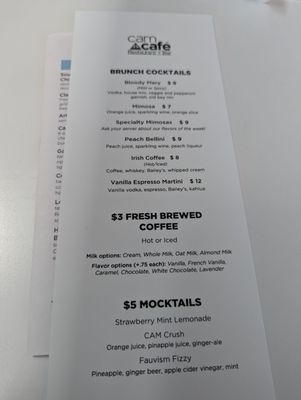 Menu photo 1 CAM Café Wilmington, NC Menu photo 1 CAM Café Wilmington, NC