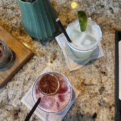 Ignite - Prickly pear margarita, classic margarita