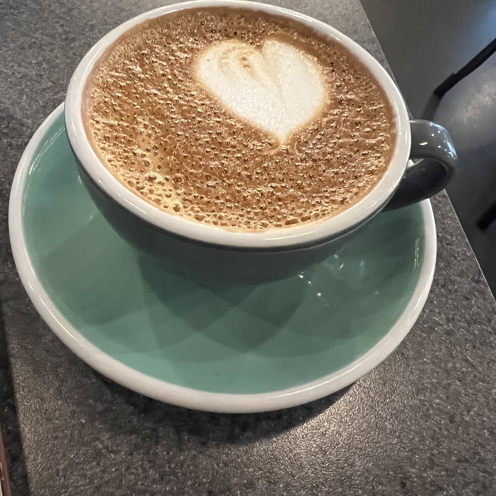 Lucabe Coffee Co. - Cappuccino with decent latte art - Coffee & Tea Near Me - Columbus, Indiana