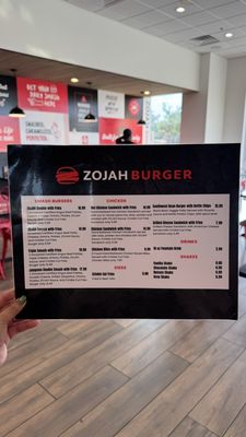 Menu photo 1 ZOJAH Burger San Antonio, TX Menu photo 1 ZOJAH Burger San Antonio, TX