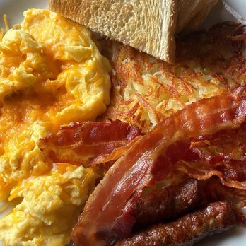 Denny's - All American slam with sourdough toast - Diners Near Me - Lodi, California Denny's - All American slam with sourdough toast - Diners Near Me - Lodi, California