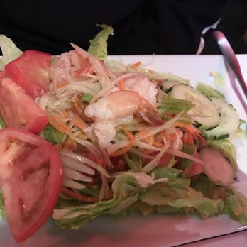 Pho 1 Waltham - Papaya Shrimp Salad. So Healthy:( Only three shrimps - Vietnamese Near Me - Waltham, Massachusetts Pho 1 Waltham - Papaya Shrimp Salad. So Healthy:( Only three shrimps - Vietnamese Near Me - Waltham, Massachusetts