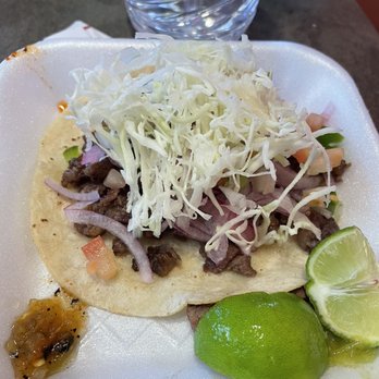 Sonora Taco Shop - Tacos with steak and stuff from their toppings. - Mexican Near Me - Phoenix, Arizona