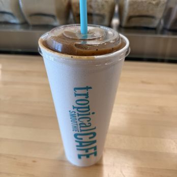 Tropical Smoothie Cafe - Mocha Madness Smoothie-- free with app reward! - Juice Bars & Smoothies Near Me - Whitestown, Indiana Tropical Smoothie Cafe - Mocha Madness Smoothie-- free with app reward! - Juice Bars & Smoothies Near Me - Whitestown, Indiana