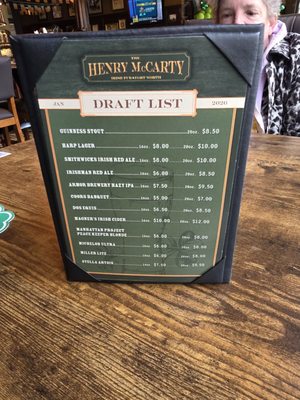 Menu photo 5 The Henry McCarty Irish Pub Fort Worth, TX Menu photo 5 The Henry McCarty Irish Pub Fort Worth, TX