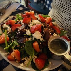Merridee's Breadbasket - This was the mandarin citrus salad with strawberries substituted for the oranges. Huge, and delicious!!