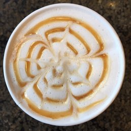 Caramel flower in foam - beautiful!! Caramel flower in foam - beautiful!!