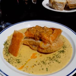 La Dársena - Milhojas con salsa de verduras y rellena de carne picada
