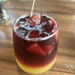 Rôtisserie St-Hubert - A red sangria. It was delicious!!