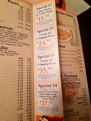 Menu photo 3 Riverside Pizza & Seafoods Cambridge, MA Menu photo 3 Riverside Pizza & Seafoods Cambridge, MA