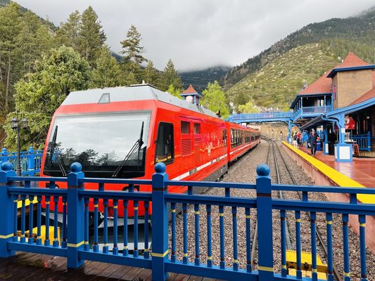 The Broadmoor Manitou and Pikes Peak Cog Railway by null