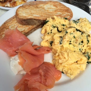 Bacino Bar - Smoked salmon with eggs, toast and cream cheese. Delish! - Coffee & Tea Near Me - North Sydney, NSW