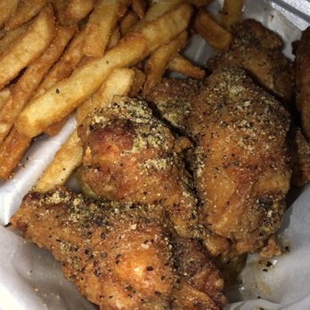 SC Wing Fish & Deli - Honey garlic wings and fries - Chicken Wings Near Me - Summerville, South Carolina