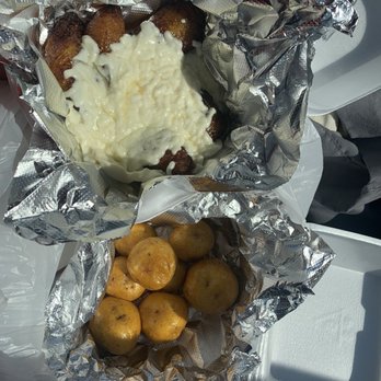 El Sombrero - Plantains con queso and papas - Bakeries Near Me - Gastonia, North Carolina