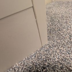California Closets - Reno - None of the edges lined up.