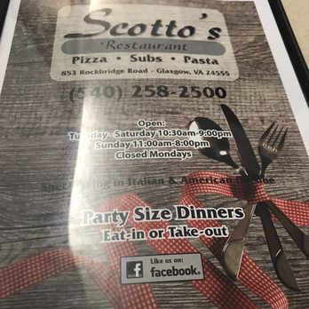 Scottos Pizza - Pizza Near Me - Glasgow, Virginia Scottos Pizza - Pizza Near Me - Glasgow, Virginia