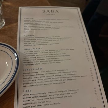 Saba - Menu - Mediterranean Near Me - New Orleans, Louisiana Saba - Menu - Mediterranean Near Me - New Orleans, Louisiana