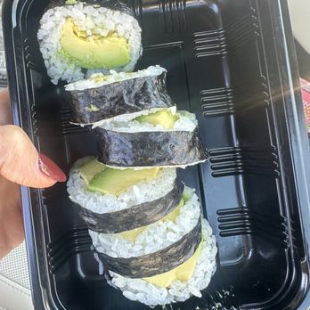 Asahi Sushi - This is what the gave us for an Avacado roll - Sushi Bars Near Me - Granada Hills, California Asahi Sushi - This is what the gave us for an Avacado roll - Sushi Bars Near Me - Granada Hills, California