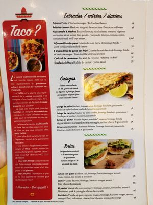 Menu photo 2 100%Tacos Nice, 06