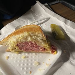 Bread Basket Deli - Inside the Ruben.
