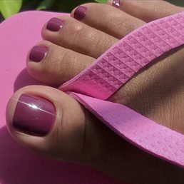 Dazzle Dry Polish Pedicure