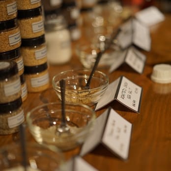 The Blue Olive - Our sea salts of various grain are available for customers to sample. - Specialty Food Near Me - Pawling, New York The Blue Olive - Our sea salts of various grain are available for customers to sample. - Specialty Food Near Me - Pawling, New York