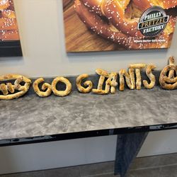 Philly Pretzel Factory - Go Giants!!!