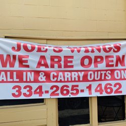 Joe's Again Buffalo Wings & Rib City - Call in and Carry out only.