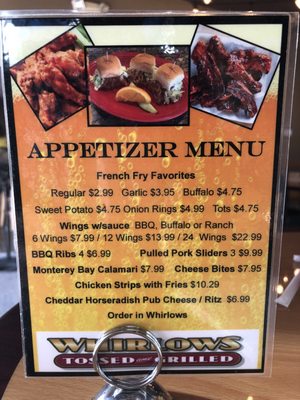 Menu photo 4 Whirlows Stockton, CA Menu photo 4 Whirlows Stockton, CA