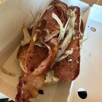 Little Benny - LA dog... kind of random but it's ok - Burgers Near Me - Simi Valley, California Little Benny - LA dog... kind of random but it's ok - Burgers Near Me - Simi Valley, California