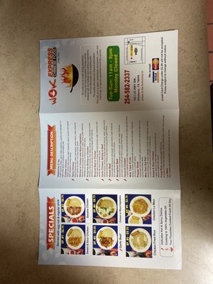 Menu photo 7 Wok Express Hillsboro, TX