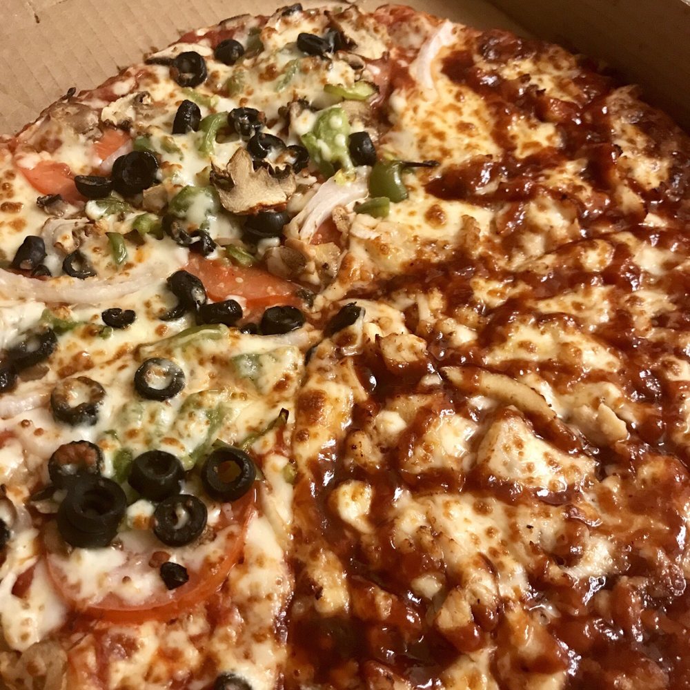 Half veggie and half barbecue chicken :-) Half veggie and half barbecue chicken :-)