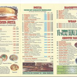 Palermo Pizza - Aktuelle Speisekarte Dezember 2017 - Seite II