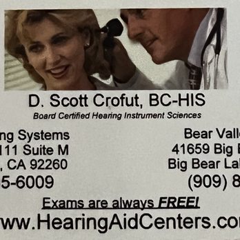 D. Scott Crofut's - Digital Hearing Systems - Hearing Aid Providers Near Me - Palm Desert, California D. Scott Crofut's - Digital Hearing Systems - Hearing Aid Providers Near Me - Palm Desert, California